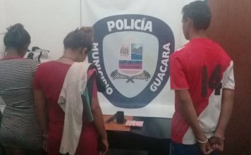 PoliGuacara detuvo a trío por robo en Los Naranjillos