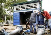 Alcalde Gutiérrez coordinó reactivación de estación de bombeo Bárbula I