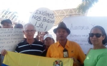Pensionados de Pequiven exigieron pagos por sus años de servicios