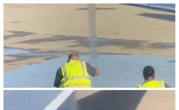 ¡Pasajeros evitaron el despegue! Avión de Láser soltó «chorrero» de combustible por una de sus alas cuando iba a tomar vuelo en Maiquetía