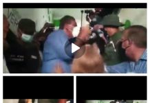 ¡Cayó largo a largo! Le dio patatús a Coordinadora del Centro Electoral Talavera en San Diego tras discutir con Scarano