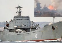 ¡Impresionante! Ucrania atacó la flota rusa del Mar Negro, hundió un barco y dañó dos