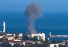 ¿Cómo fue a caer un dron ucraniano en el techo del Comando de la Flota Rusa en Crimea?