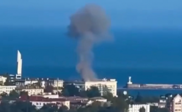 ¿Cómo fue a caer un dron ucraniano en el techo del Comando de la Flota Rusa en Crimea?