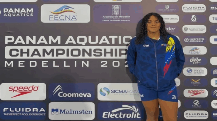 Nadadora Sara de Alba sumó otro oro Panamericano