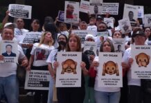 Familiares exigen libertad para los presos políticos con la Ruta Global por la Justicia
