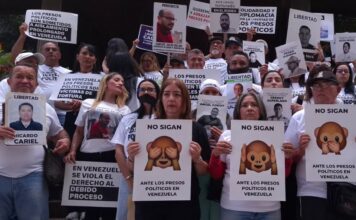 Familiares exigen libertad para los presos políticos con la Ruta Global por la Justicia