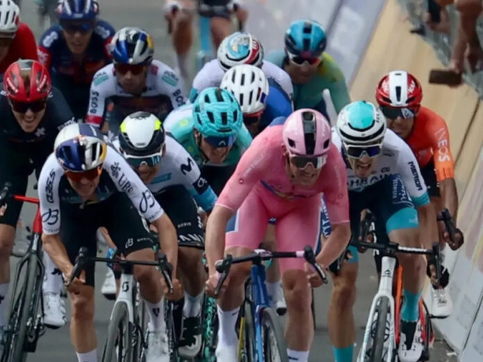 Ciclista Orluis Aular alcanzó el cuarto lugar en la quinta etapa del Giro de Italia