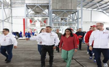 Delcy Rodríguez inspeccionó obras de nueva Planta de Urea de Pequiven Delcy Rodríguez inspeccionó obras de nueva Planta de Urea de Pequiven