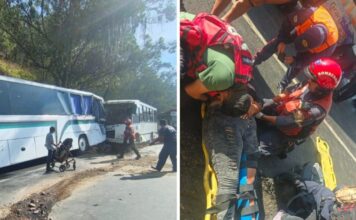 Siete personas lesionadas en una colisión de vehículos en Tazón colisión de vehículos